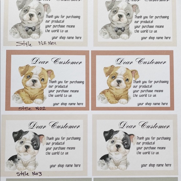 New Poshmark Thank you For Your Business Cards, 100 TY   Cards - Picture 7 of 10